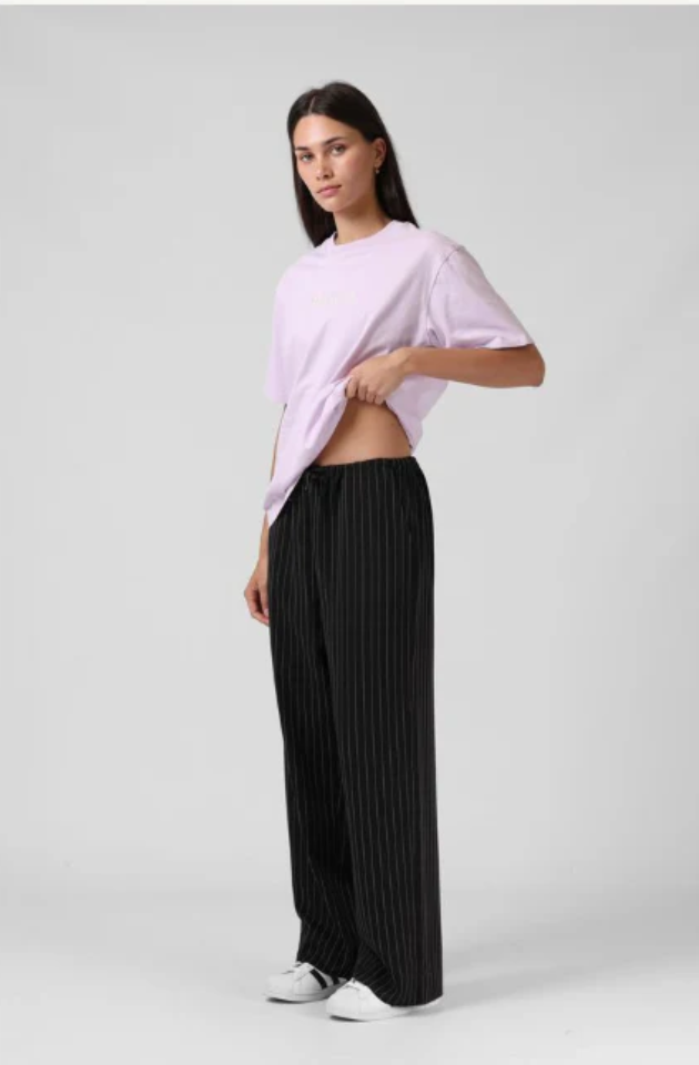 RPM MFG CLOTHING - NORMA PANT - BLACK STRIPE - 25P66A