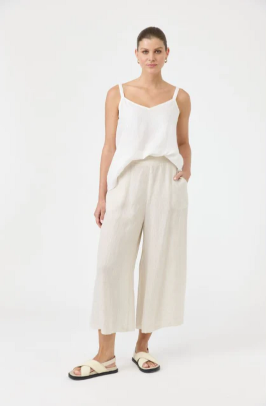 EB & IVE STUDIO CROP PANT  - TUSK - 2494907