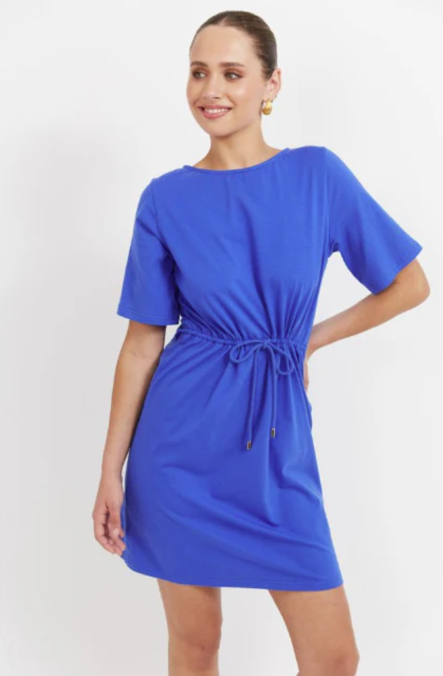 HAVEN JARDIN T-SHIRT DRESS - AZUL - 7812002