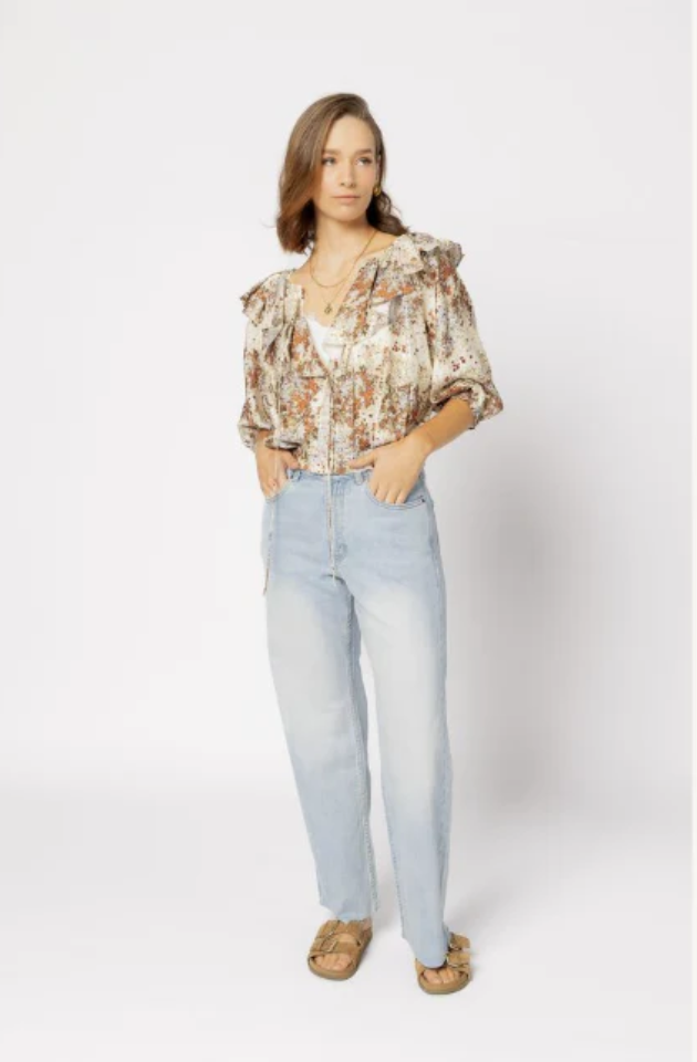 DRAMA THE LABEL BELLE BLOUSE - SUMMER FIELD - 1323
