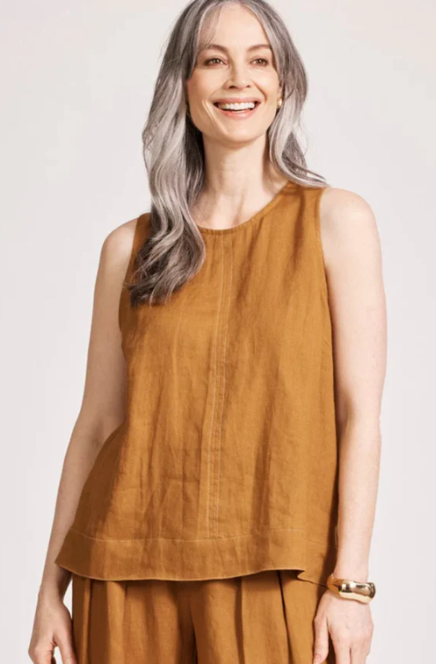 EB & IVE MIRAMAR TANK TOP - CARAMEL - 2596622