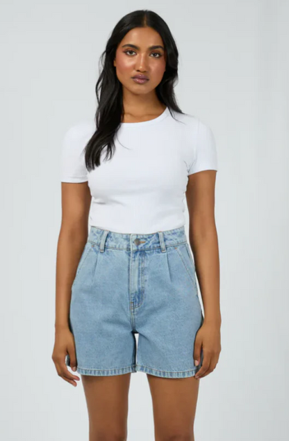 ALL ABOUT EVE STEVIE DENIM SHORT - LIGHT BLUE - 64D0200.L.BU