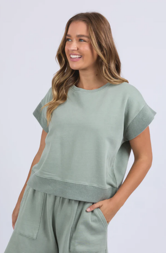 FOXWOOD HUSTLER TEE - GREEN - 55X0289.GRN