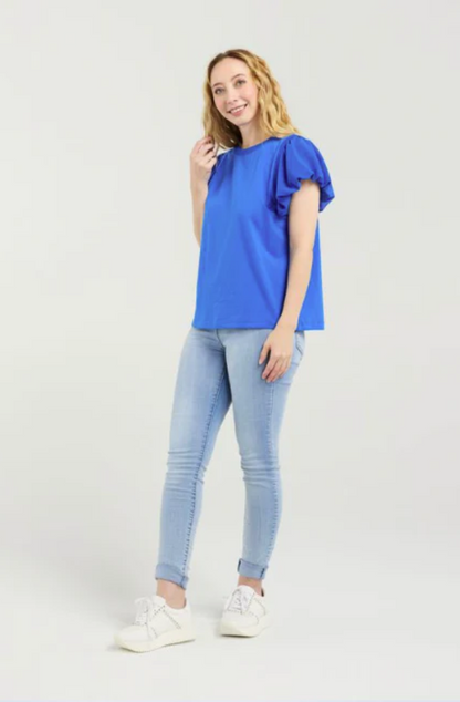 SEDUCE SOPHIE TOP - BLUE - S4008C