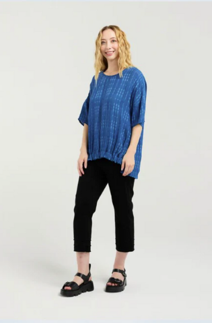 SEDUCE NIKITA TOP - BLUE - S4012C