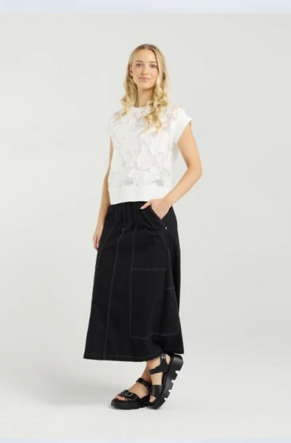 ET ALIA SIERRA TOP - IVORY FLORALS - EA9006A