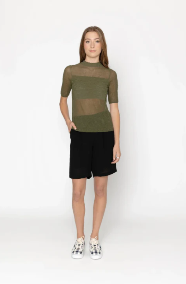 TWO BY TWO MALIK TOP - MOSS - 3013