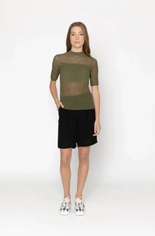 TWO BY TWO MALIK TOP - MOSS - 3013