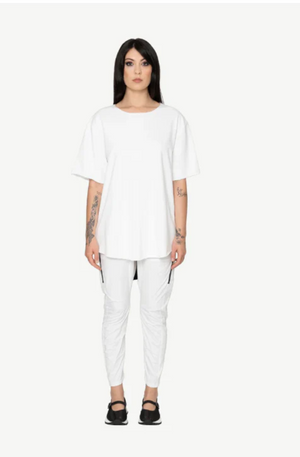 BONE & ARROW ORIS TOP - WHITE + BLACK TRIM - 7016