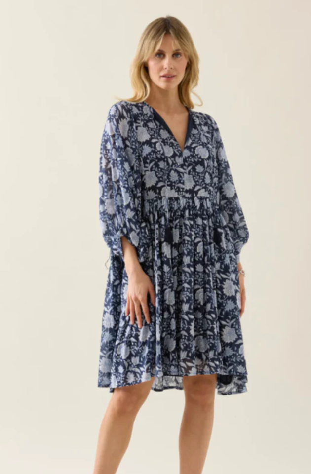 ISLE OF MINE WILMA DRESS - NAVY - 4546607