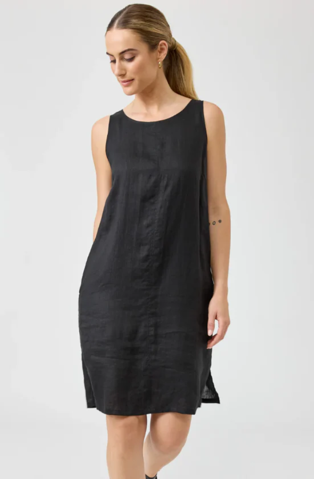 EB & IVE STUDIO MIDI DRESS - EBONY - 2495012