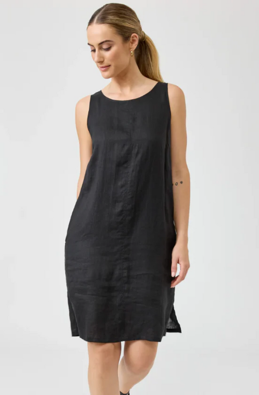 EB & IVE STUDIO MIDI DRESS - EBONY - 2495012