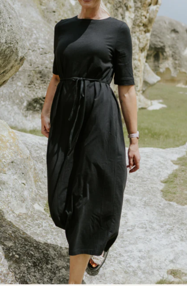 MOKE NZ GRETA TEE DRESS - BLACK - GRETABLK   COMING SOON / PRE-ORDER
