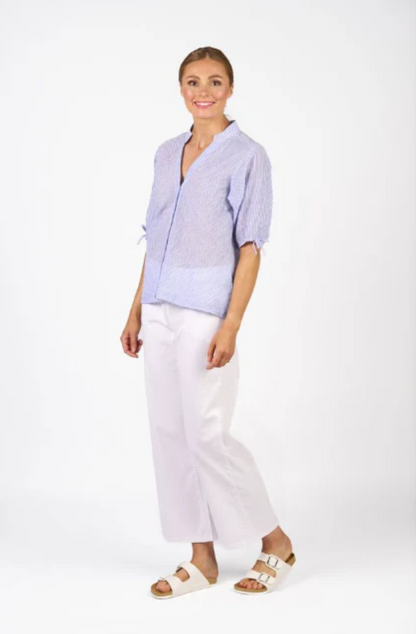 KNEWE LINK SHIRT - BLUE STRIPE - K5099