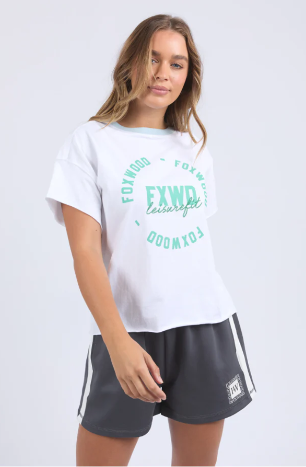 FOXWOOD INTENSITY CONTRAST TEE - WHITE - 5563112.WHT