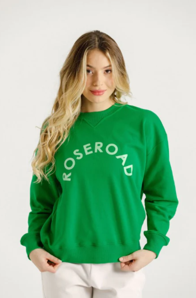 ROSE ROAD CLUB CREW - KELLY GREEN - ROS214 03