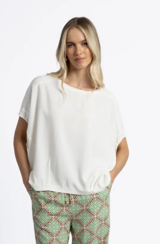 HUMIDITY LIFESTYLE LUSH TOP - CREAM - HS25243