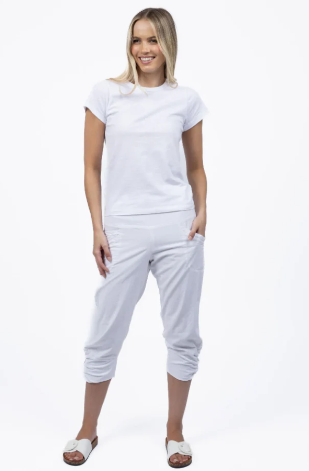 HUMIDITY LIFESTYLE CASTAWAY PANT - WHITE - HS25301
