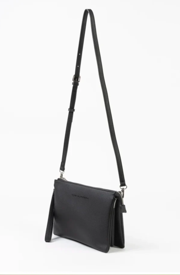 STELLA & GEMMA FRANKIE MULTI POUCH BAG - BLACK