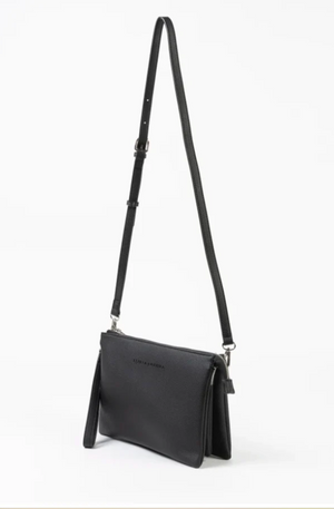 STELLA & GEMMA FRANKIE MULTI POUCH BAG - BLACK