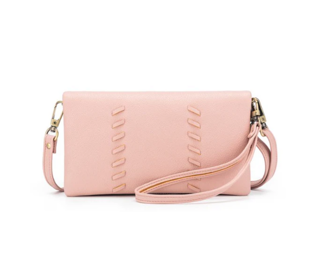 BLACK CAVIAR SKY CROSSBODY WALLET - PINK   COMING SOON / PRE-ORDER