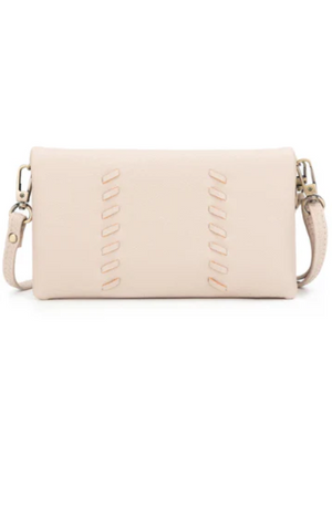 BLACK CAVIAR SKY CROSSBODY WALLET - OATMEAL   COMING SOON / PRE-ORDER