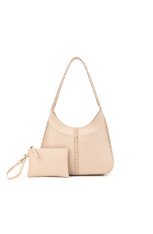 BLACK CAVIAR CALLISTA 2 PIECE SHOULDER BAG - OATMEAL   COMING SOON / PRE-ORDER