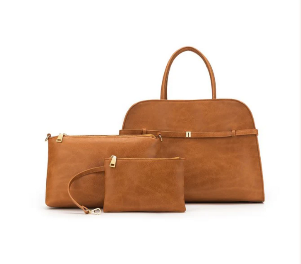 BLACK CAVIAR JODEE DOCTOR HANDBAG - TAN   COMING SOON / PRE-ORDER