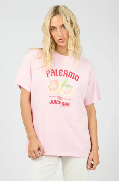 ALL ABOUT EVE PALERMO RELAXED TEE - LIGHT PINK