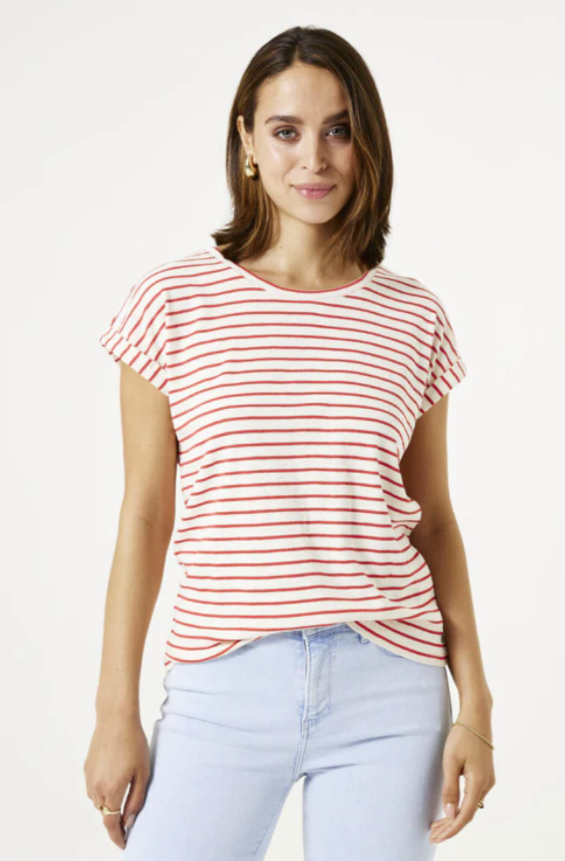 GARCIA SHORT SLEEVE TEE - RUBY RED