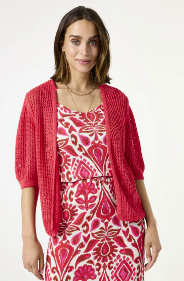 GARCIA CARDIGAN - RUBY RED
