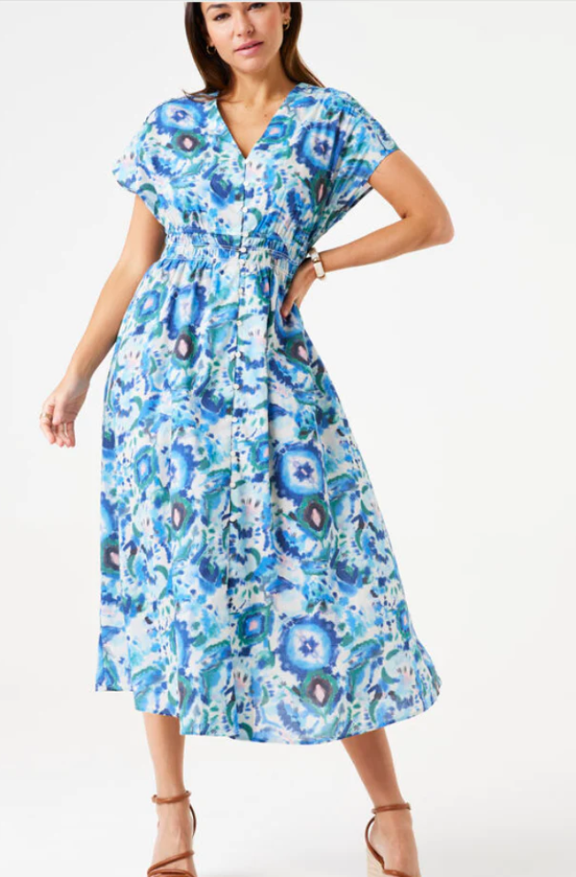 GARCIA BLUE DRESS - BLUE WAVE
