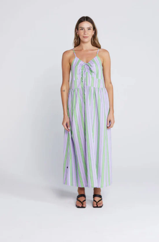 THING THING ZINNIA DRESS - ROYAL FERN