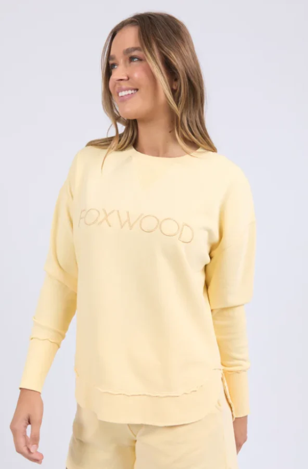 FOXWOOD SIMPLIFIED CREW - LEMON   COMING SOON / PRE-ORDER