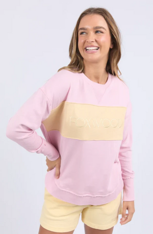 FOXWOOD SIMPLIFIED TONAL CREW - PALE PINK   COMING SOON / PRE-ORDER