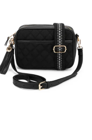 BLACK CAVIAR MAXINE BLACK CROSSOVER BAG SK-01959