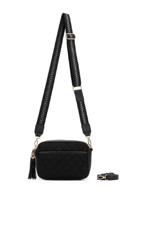 BLACK CAVIAR MAXINE BLACK CROSSOVER BAG SK-01959
