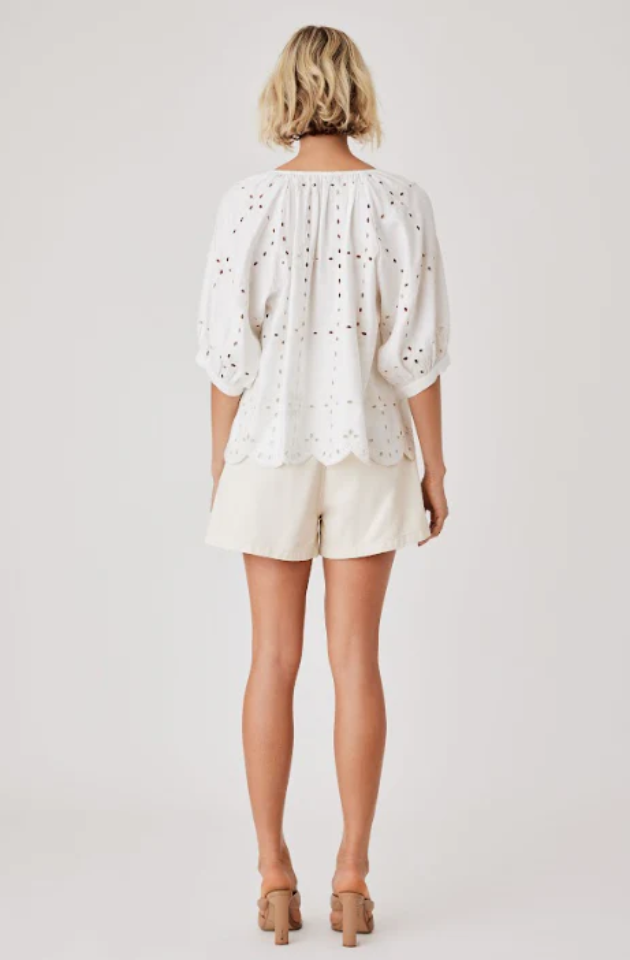 ESMAEE WHITE HAVEN BLOUSE - WHITE - 16986.5939