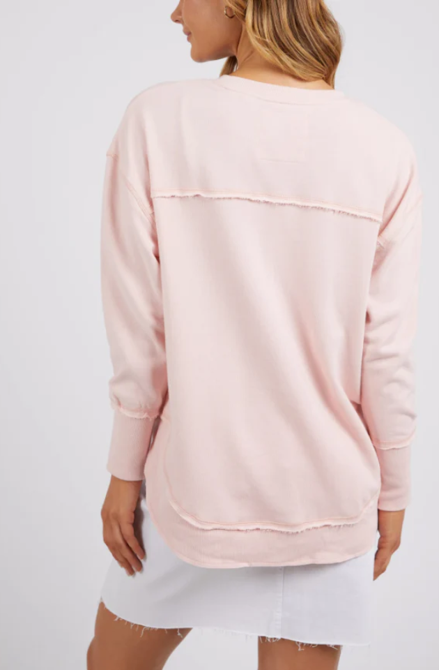 FOXWOOD SIMPLIFIED METALLIC CREW - PALE PINK - 55X0215.PPNK