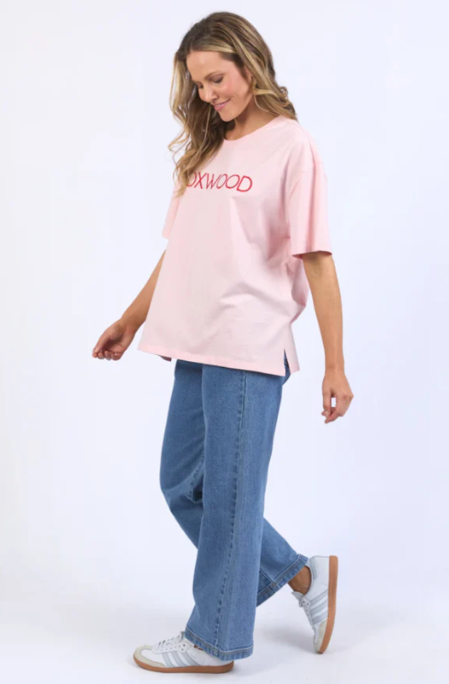 FOXWOOD SIMPLIFIED TEE - PALE PINK - 55X0229.PPNK