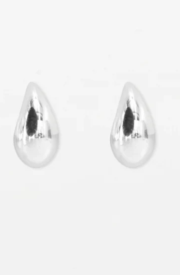 STELLA & GEMMA EARRINGS - TEAR DROP - SILVER - SGE8466-S