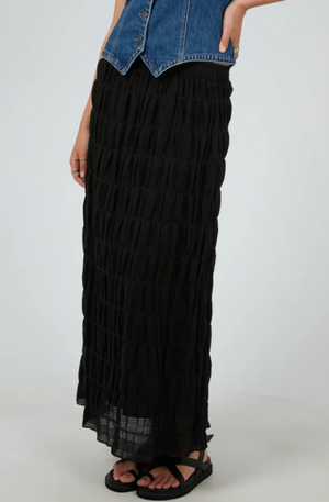 ALL ABOUT EVE MAUDE MAXI SKIRT - BLACK - 6448332.BLK