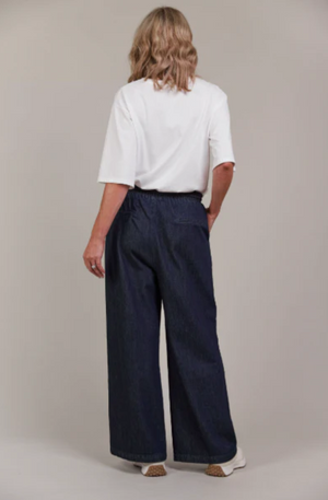 EB & IVE PEPI WIDE DENIM PANT - OXFORD - 2583907