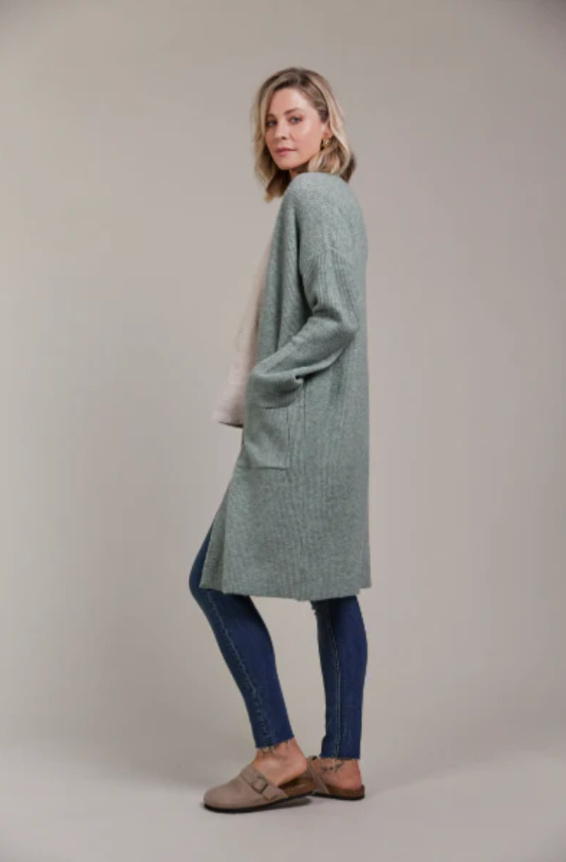 EB & IVE MERANO OVERSIZE CARDIGAN - JASPER - 2584202