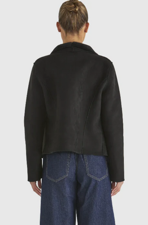 FATE+BECKER BEHOLD REVERSIBLE FUR JACKET BLACK 17373JW