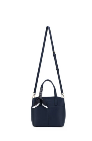 BLACK CAVIARAMELIE DEEP NAVY 2 PIECE TOP HANDLE BAG SK-01944