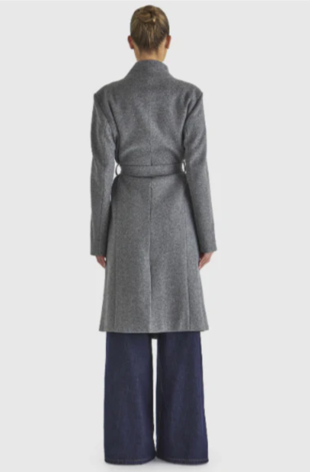 FATE + BECKER SHADOWS COAT - GREY MARLE - 17374JWFA-GRE