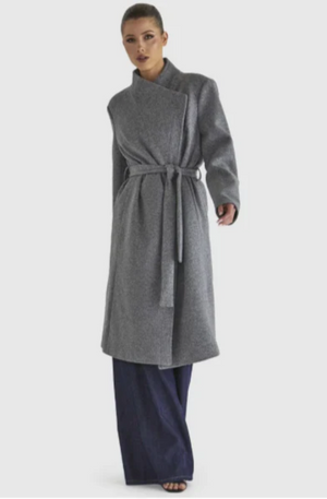 FATE + BECKER SHADOWS COAT - GREY MARLE - 17374JWFA-GRE