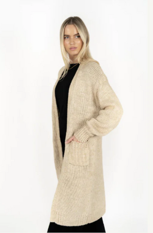 HUMIDITY LIFESTYLE ANGELICA CARDI - WHEAT - HW25207