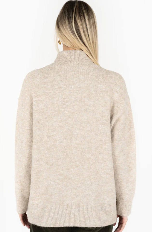 HUMIDITY LIFESTYLE PRESTO JUMPER - OATMEAL - HW25219